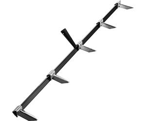 KADAX Rastrelliera con lame in acciaio, strappare file, rastrello per orti, semi, attrezzi da giardinaggio per file di piantagione dritte (larghezza 100 cm)