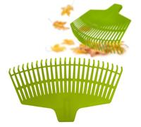 KADAX Rastrello robusto in plastica, senza manico, larghezza 45 cm, per foglie e giardino