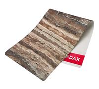 KADAX Runner da tavolo in feltro, robusto runner da tavolo, facile da pulire, per tavolo da cucina, soggiorno (marrone)