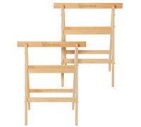 KADAX Scala pieghevole in legno, 54 x 53 x 82 cm