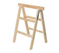 KADAX Scala pieghevole in legno, 54 x 53 x 82 cm