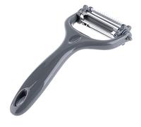 Kadax Schaler realizzato in plastica, 3 su 1, pelapatrice universale con 3 lame in acciaio inossidabile per frutta, verdure, carote, mela, patate, pelapatina multifunzionale con manico ergonomico