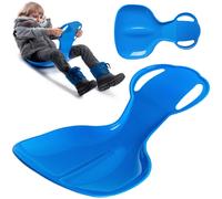 KADAX scivolo pop per bambini, scivolo da neve in plastica blu