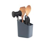 KADAX Scolapiatti per posate e cucina, scolapiatti, scolapiatti, organizer, supporto per sgocciolare, scatola di scarico (grigio scuro)