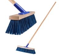 Scopa stradale KADAX con manico lungo in legno e nylon, scopa