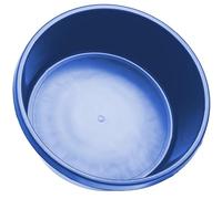 KADAX Secchiello per malta, secchio per edilizia, con manici, secchio per malta in plastica, rotondo per cantiere, giardino, per l'acqua, per cemento (1, 11,5 l)