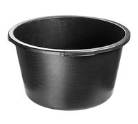 Secchio di mortaio Kadax, secchio da costruzione, secchio di mortaio stabile giardino, cantiere, secchio di cemento rotondo fatto di plastica, secchio di cemento con manici(65L)