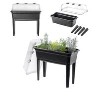 KADAX Serra su gambe, in plastica, 42 L, 75 cm, antracite