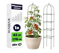 KADAX Set di 176 Tutor per Pomodori a 4 Livelli - BT04-01 - Supporto per Orto e Giardino - Crescita Guidata delle Piante di Pomodoro