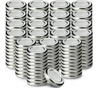 KADAX Set di 200 coperchi a Vite Twist-off Ø43 mm - coperchi di Ricambio in Metallo per Mini barattoli da 40ml, Chiusura ermetica