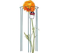 KADAX Set di 3 Pali di Supporto in Acciaio per Fiori da Esterno, Sostegno per Piante Rampicanti da Giardino, Supporti in Metallo per Pomodori e Rose (90 cm)