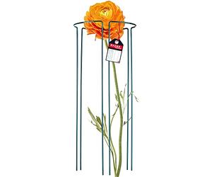 KADAX Set di 3 Pali di Supporto in Acciaio per Fiori da Esterno, Sostegno per Piante Rampicanti da Giardino, Supporti in Metallo per Pomodori e Rose (90 cm)