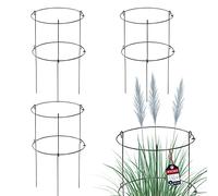 KADAX Set di 3 supporti da giardino in acciaio verniciato a polvere, supporto per piante, supporto per piante, piante rampicanti, giardino, balcone, supporto per piante (set x3: altezza: 90 cm)