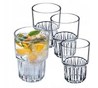 KADAX Set di 4 bicchieri per bevande fredde da 320 ml