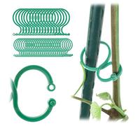KADAX Set di 40 Clip per Piante, Clip per Piante rampicanti e rampicanti, Accessori per sostenere pomodori in Giardino e Serra (Omega)