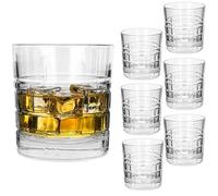 KADAX - Set di 6 bicchieri per bevande, 325 ml, bicchieri in vetro resistenti alla lavastoviglie, bicchieri da cocktail, bicchieri da whiskey, bicchieri per bevande, per succo, acqua e cocktail