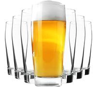 KADAX Set di 8 bicchieri e birra, boccale di grano classico, 510 ml, per feste familiari o eventi, bicchieri tulipani per birra (8 x 510 ml)
