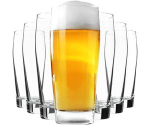 KADAX Set di 8 bicchieri e birra, boccale di grano classico, 510 ml, per feste familiari o eventi, bicchieri tulipani per birra (8 x 510 ml)