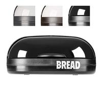 KADAX Spazioso contenitore per il pane in plastica, 37 x 20 x 16 cm, moderno contenitore per il pane con coperchio arrotolabile, freschezza più lunga del pane, contenitore per il pane con aletta