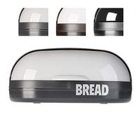 KADAX Portapane capiente in plastica, 37 x 20 x 16 cm, moderno contenitore per il pane con coperchio arrotolabile, freschezza più lunga del pane, contenitore per il pane con apertura