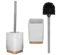 KADAX Spazzola WC con supporto, quadrata, bianca