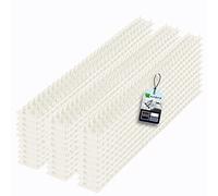 KADAX Spine per piccioni, 15 m, in plastica, spine contro uccelli, gatti, antipiccioni, piccioni, piccioni, piccioni per balcone, piccioni (30 pezzi, bianco)