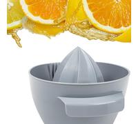 KADAX Spremiagrumi Manuale in Plastica, Robusto Pressa Ovale per Frutta e Arance, Universale (Grigio Chiaro)