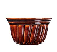 KADAX Gugelhupfform, stampo da forno in argilla, rotondo, in gres, 24 cm