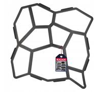 Forma di Pietra di pavimentazione kadax in plastica, Forma in Cemento, Forma di Forma, Forma della cassaforma, Forma per Pietre per pavimentazione, (49 x 49,5 x 4,3 cm, Campione 4)