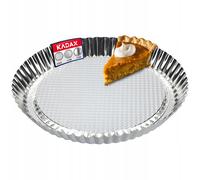 KADAX Stampo per torta, stampi in lamiera zincata e antiaderente, 28 cm, argento