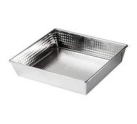 KADAX Stampo rettangolare in acciaio zincato con rivestimento antiaderente, forma rettangolare, per torte, formaggio, brownie, scatola di distribuzione del calore (28 x 25,5 x 6 cm)