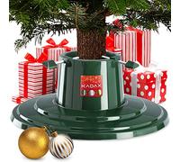 KADAX Supporto per Albero di Natale con Contenitore per Acqua - Argento, Altezza Fino a 2 m