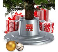 KADAX Supporto per albero di Natale, con contenitore per acqua, supporto per albero di Natale per un albero vero, supporto in plastica per un albero di Natale (altezza dell'albero fino a 2 m)