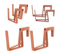 KADAX Supporto per cassetta da balcone in plastica, terracotta set di 2