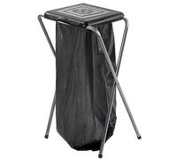 KADAX Supporto per la raccolta differenziata, Stabile supporto per sacchi della spazzatura con coperchio in plastica, Supporto per sacchi della spazzatura, Contenitore dei rifiuti, Supporto per