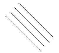 KADAX Supporto per teloni, resistente alle intemperie, in gomma per teloni, roulotte (nero/gancio/4 pezzi)