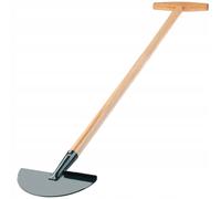 KADAX Tagliaerba in acciaio con manico in legno, 21 x 107 cm