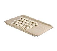 KADAX Tagliere in legno di pioppo di alta qualità, con battiscopa, per pasta, torte, impasti (entrambi i lati, 60 x 80 cm)