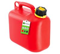 KADAX Tanica per carburante, imbuto, riserva benzina diesel, tanica plastic ricambio, tanica spray (6L rosso)