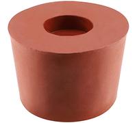 KADAX Tappi in Gomma con Foro per Fermentazione, Tappo per Palloncini Fermentati, Bottiglie e Sughero (4,9 cm)