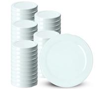 KADAX Tappo a vite per bicchieri, tappo di ricambio da 38 mm, coperchio Twist-Off in metallo, coperchio per barattoli di conserve, bottiglie e vasetti di vetro (bianco, 50 pezzi)