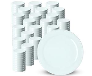 KADAX Tappo a vite per bicchieri, tappo di ricambio da 38 mm, coperchio Twist-Off in metallo, coperchio per barattoli, bottiglie e barattoli, barattoli a vite (bianco, 200 pezzi)