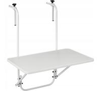 KADAX Tavolo Sospeso, Tavolo Pieghevole per Balcone, Bianco, 40 x 60 cm