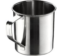 KADAX Tazza da caffè in acciaio inox, resistente, con manico, infrangibile, isolata, per caffè, tè, succo e acqua (9 cm)