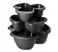 KADAX Torre di piantagione, giardino verticale di erbe in plastica, 28 cm,...