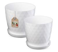 KADAX vaso da fiori, un vaso per fiori con sottovaso