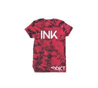 kAddict INCHIOSTRO Maglietta ROSSO TINTURA A RISERVA SMALL-3XLARGE TATTOO
