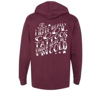 kAddict UNISEX A CHIACCHIERINO & FREDDO Felpa con cappuccio GRANATA