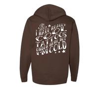 kAddict UNISEX A CHIACCHIERINO & FREDDO Felpa con cappuccio MARRONE