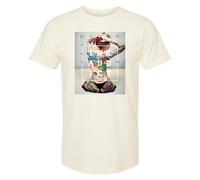 kAddict UNISEX HUGO x UCCELLO Maglietta NATURALE SMALL-3XLARGE